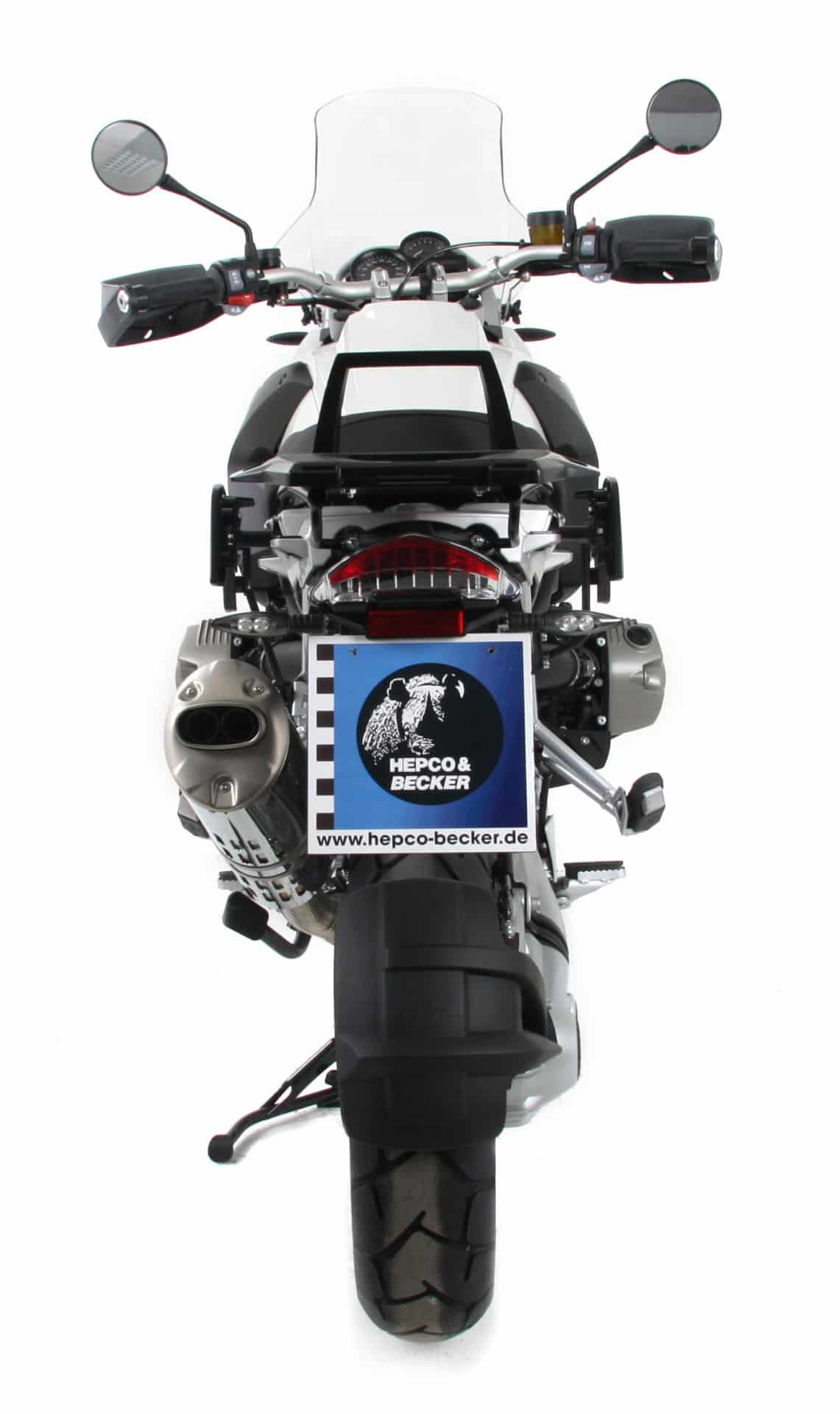 C-Bow Seitenträger schwarz für BMW R 1200 GS (04-12) Hepco & Becker