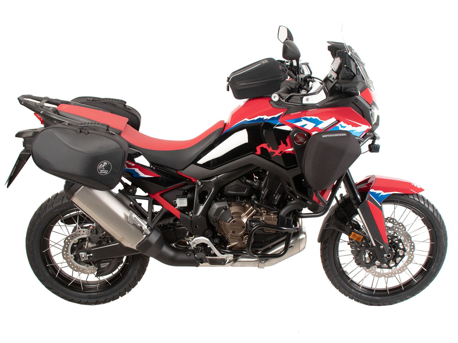 C-Bow Seitenträger schwarz für Honda CRF 1100 Africa Twin Adventure Sports (24-) Hepco & Becker