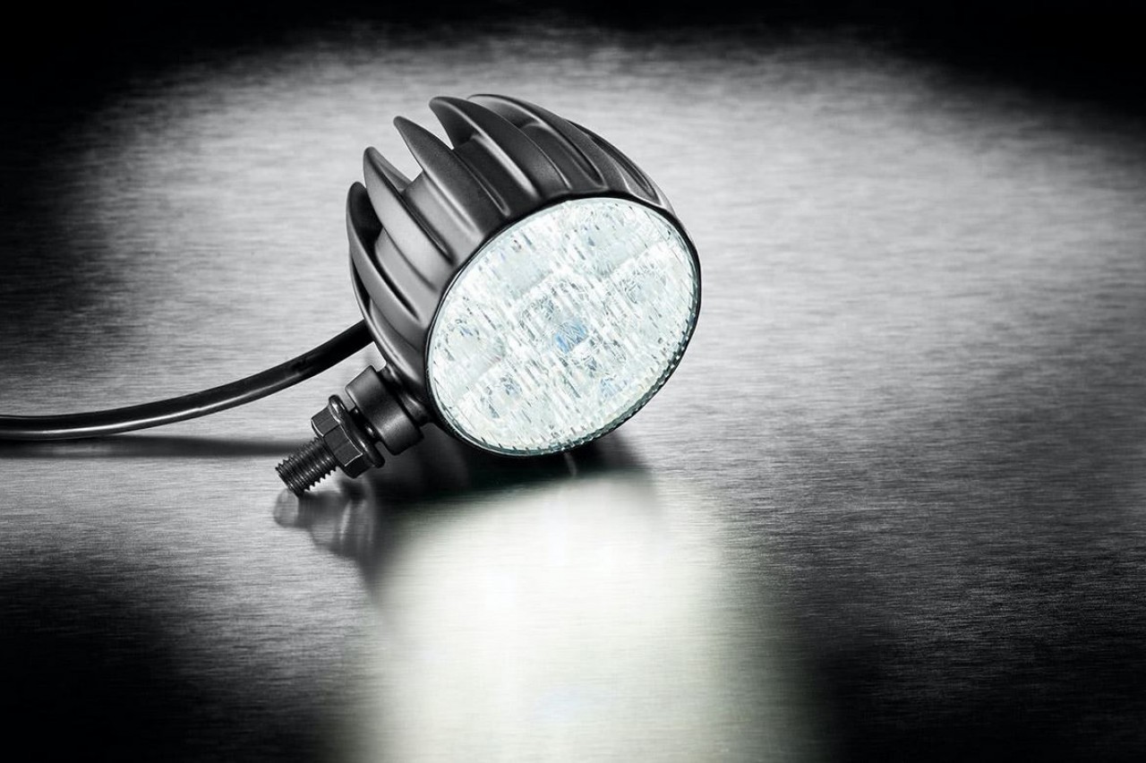 Kellermann Tagfahrlicht mit Positionslicht und Blinker, Dayron, Alu, LED, vorne, 12 V, schwarz matt