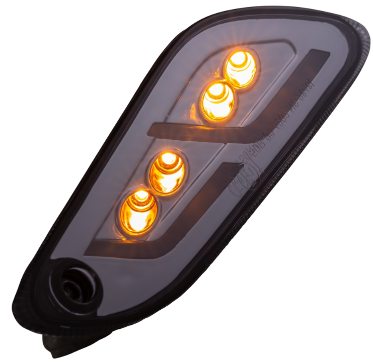 Blinker Kit vorne & hinten für Vespa Primavera/​Sprint 125-150ccm 2T/​4T AC, klar