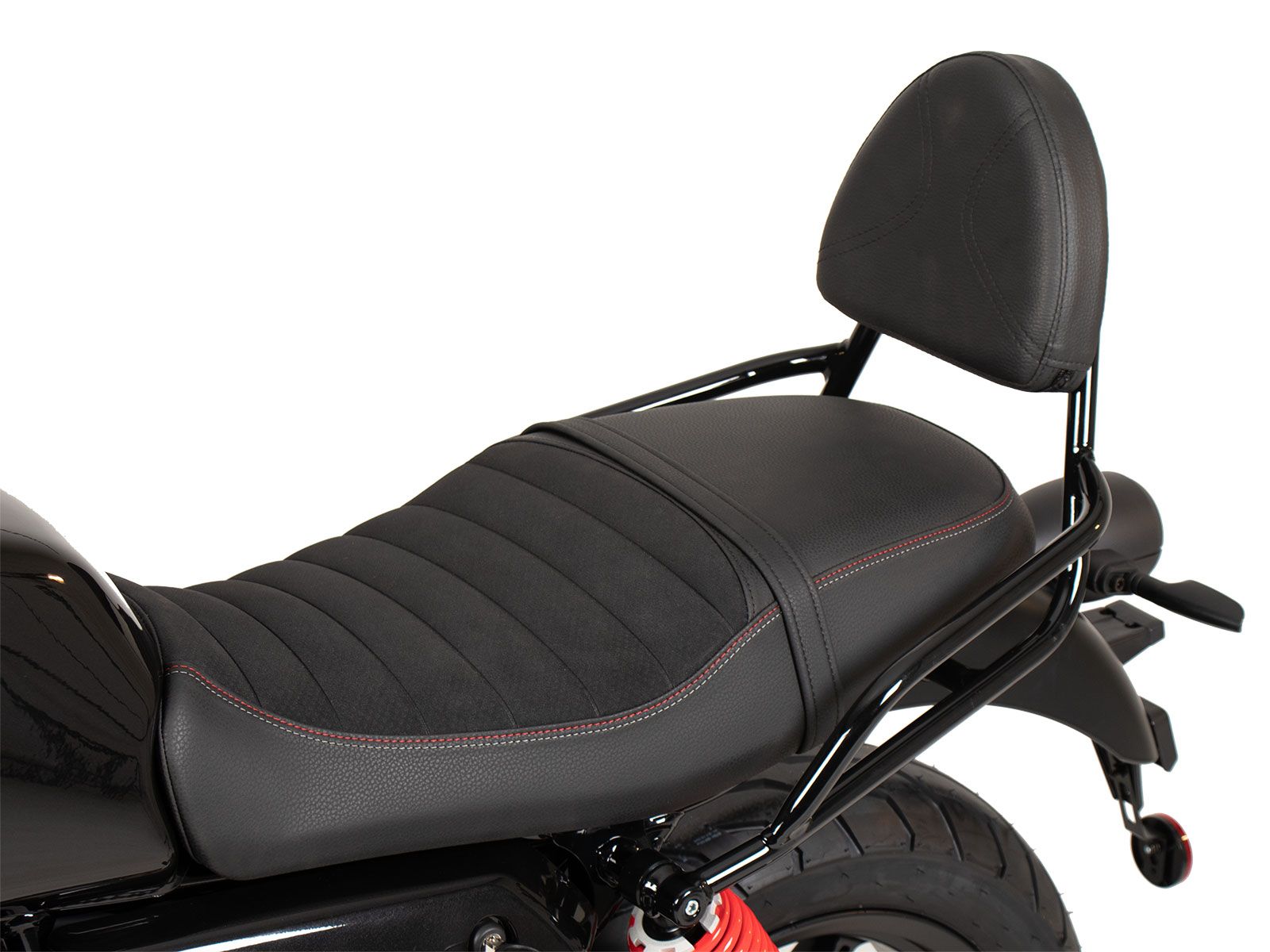 Sissybar schwarz ohne Gepäckträger für Moto Guzzi V7 Stone Special Edition (22-) Hepco & Becker