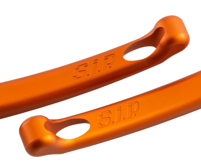 Sporthebel Set Bremse links/rechts für Vespa LX/​LXV/​S/​Primavera/​Sprint 50-150ccm, orange matt