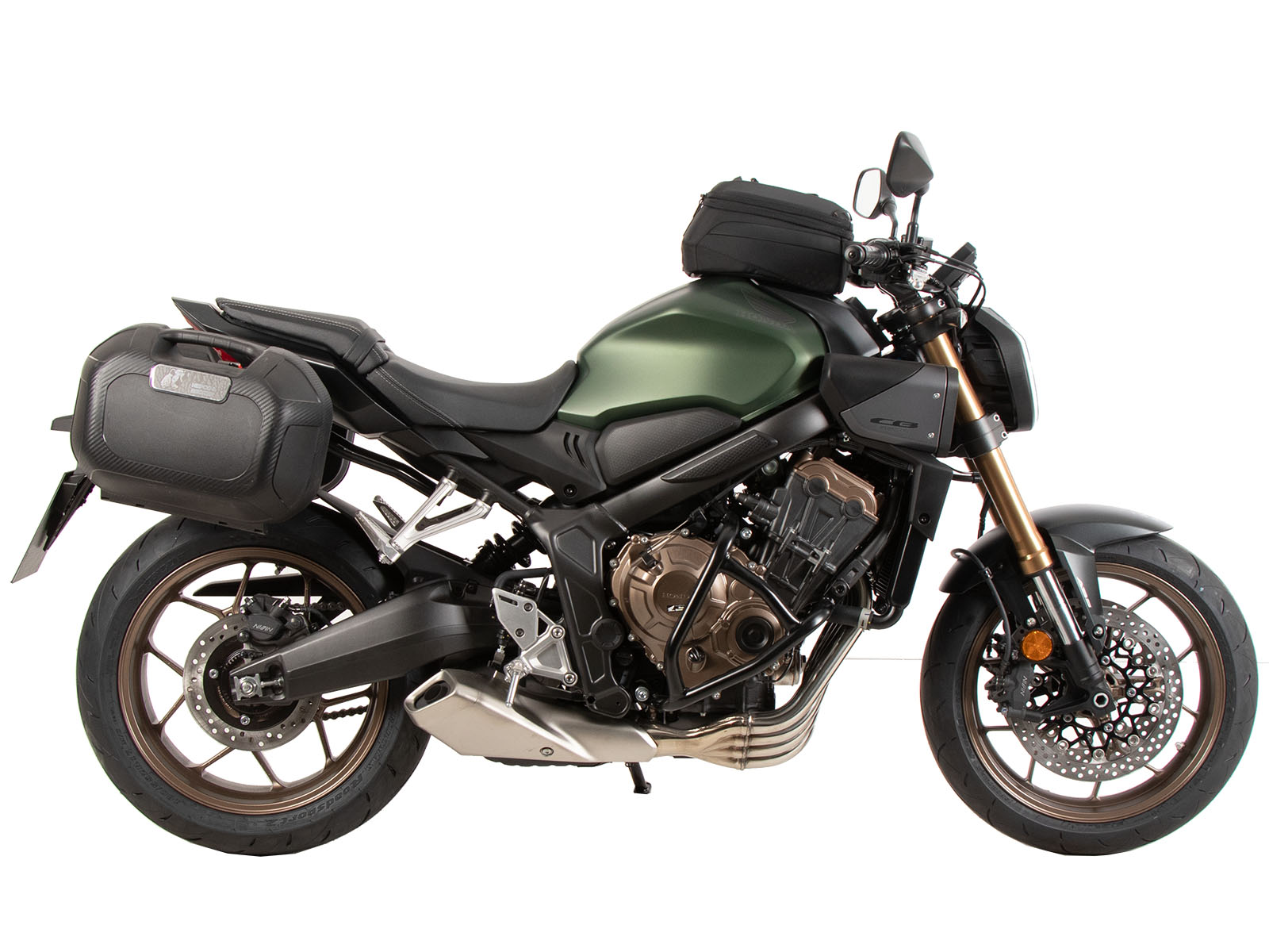 C-Bow Seitenträger schwarz für Honda CB 650 R / E-Clutch (24-) Hepco & Becker
