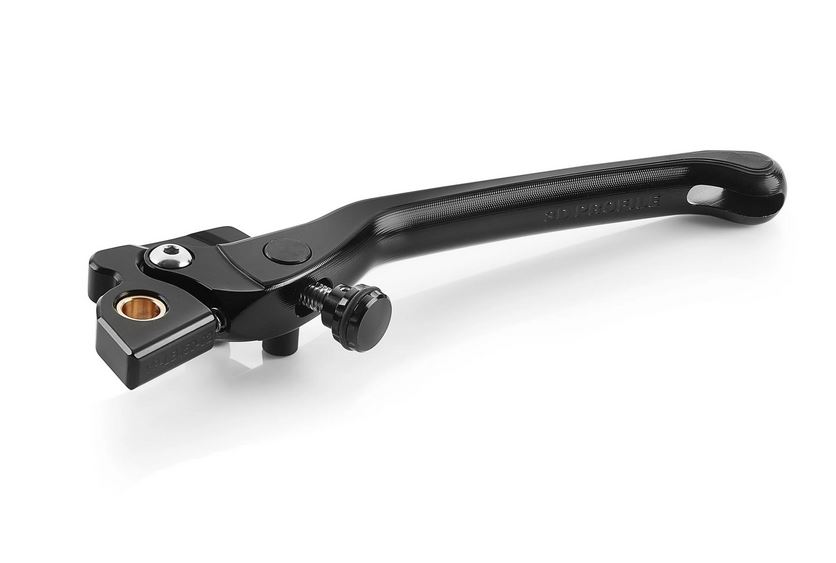 Sporthebel RIZOMA 3D, links für Vespa GTS/​GTS Super/​GTV/GT (-22), schwarz eloxiert