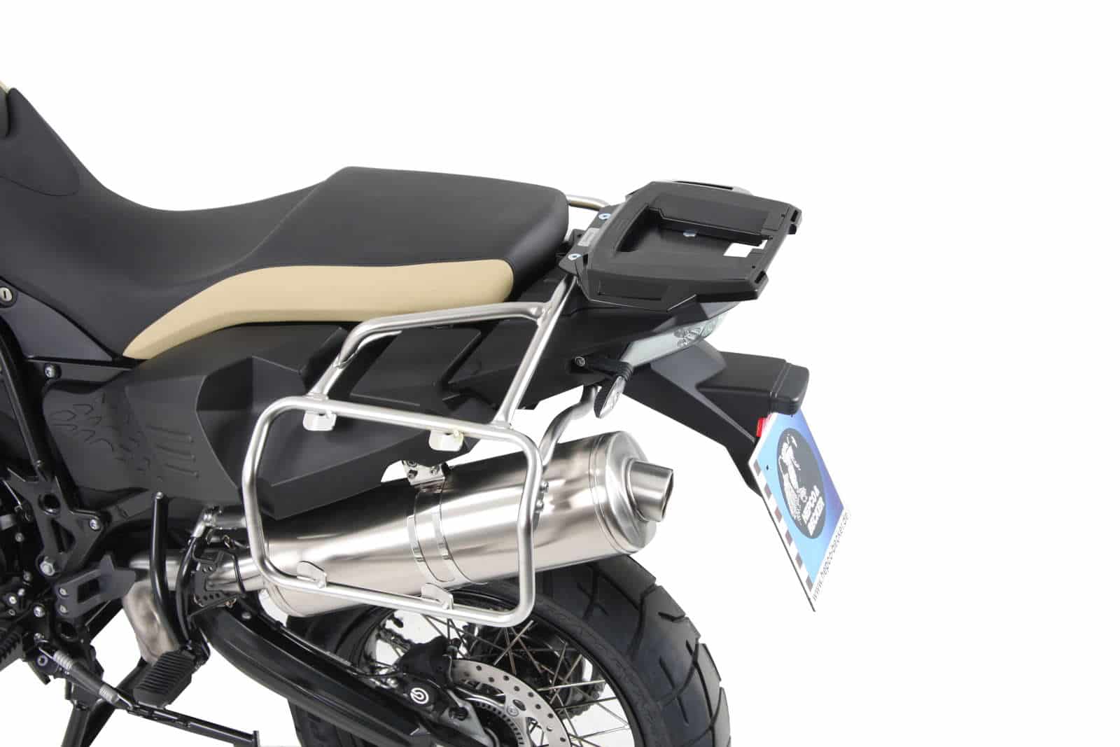 Alurack Topcaseträger schwarz für BMW F 800 GS Adventure Hepco & Becker