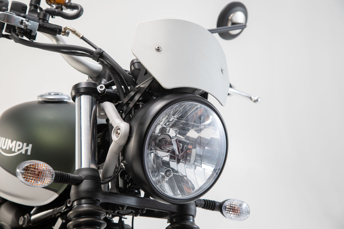 SW-Motech Windschild silbern für Triumph Street Scrambler 900 (16-)