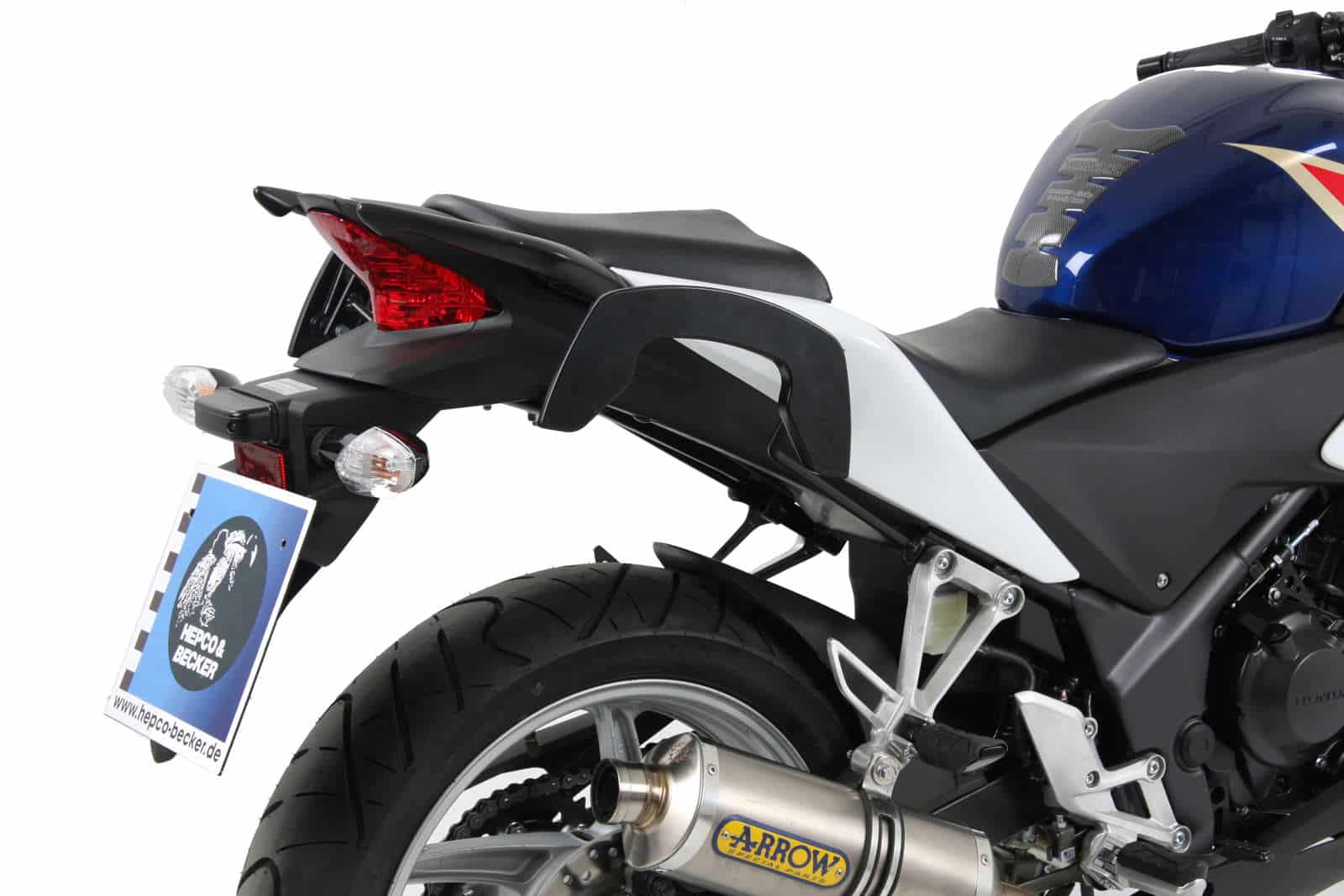 C-Bow Seitenträger schwarz für Honda CBR 250 R (11-15) Hepco & Becker