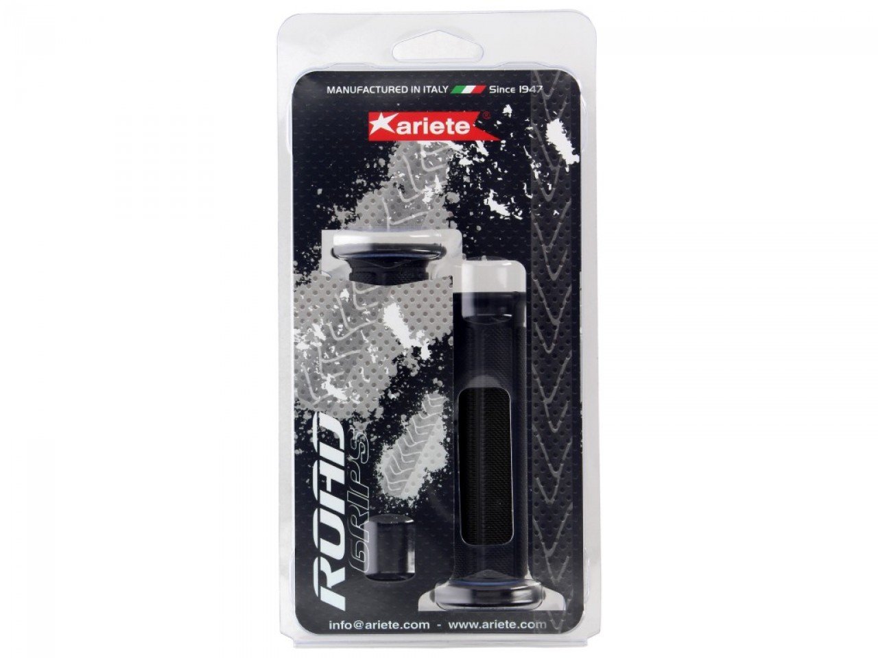 ariete Griffgummisatz offen, Ø 22,00/24,00 mm, Länge: 120 mm, schwarz, Super Soft