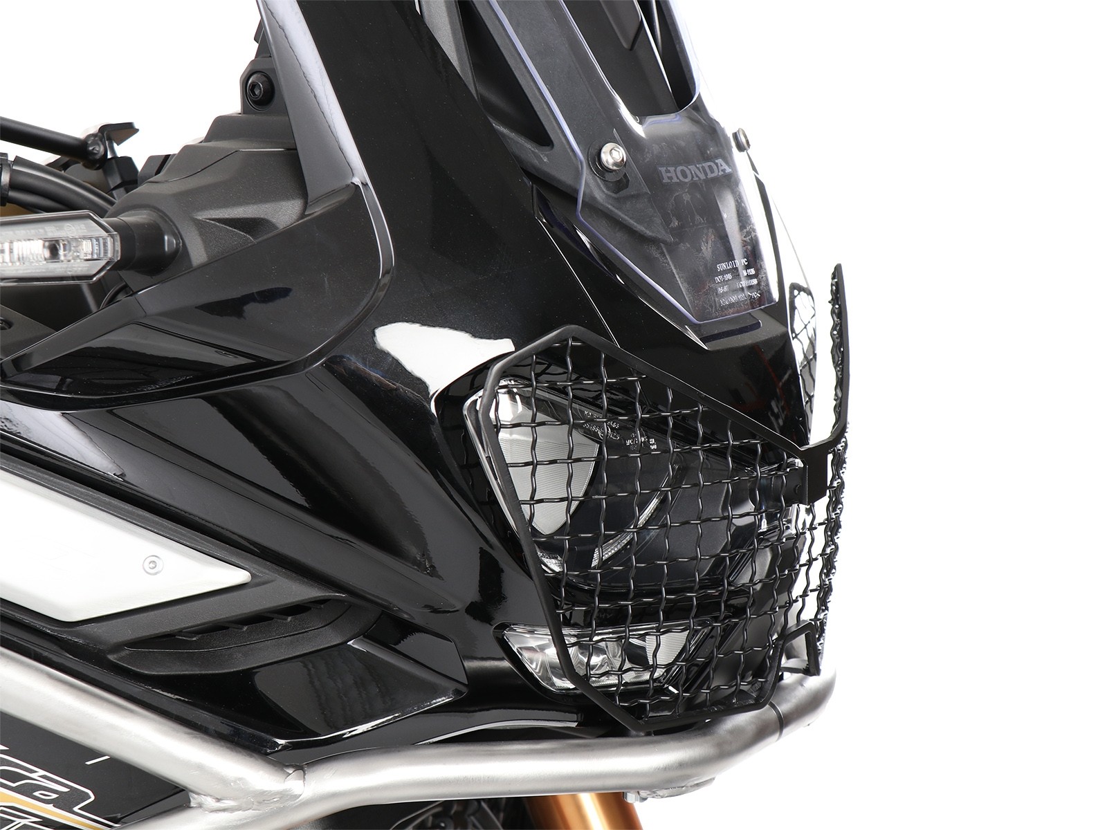 Lampenschutzgitter schwarz für Honda CRF 1100 Africa Twin Adventure Sports (20-23) Hepco & Becker