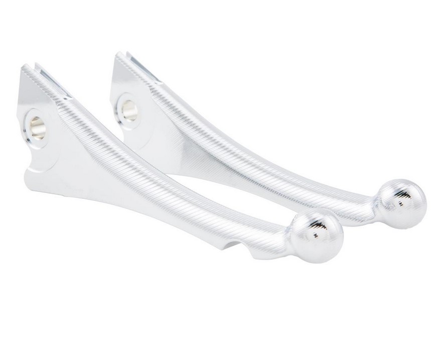 Sporthebel Set Bremse ZELIONI Shorty 3D für Vespa, rechts und links, chrom