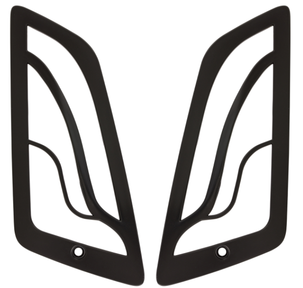 Blinkergitter rechts und links, vorne für Vespa GTS/​GTS Super/​GTV/​GT 60/​GT/​GT L, schwarz matt