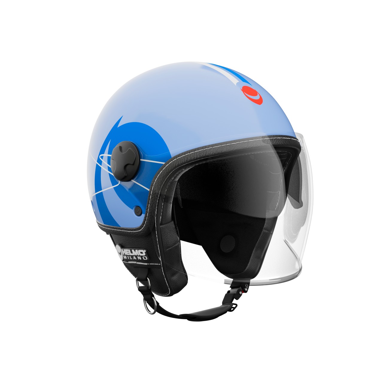 Helmo Milano Demi Jet Eos blau glänzend