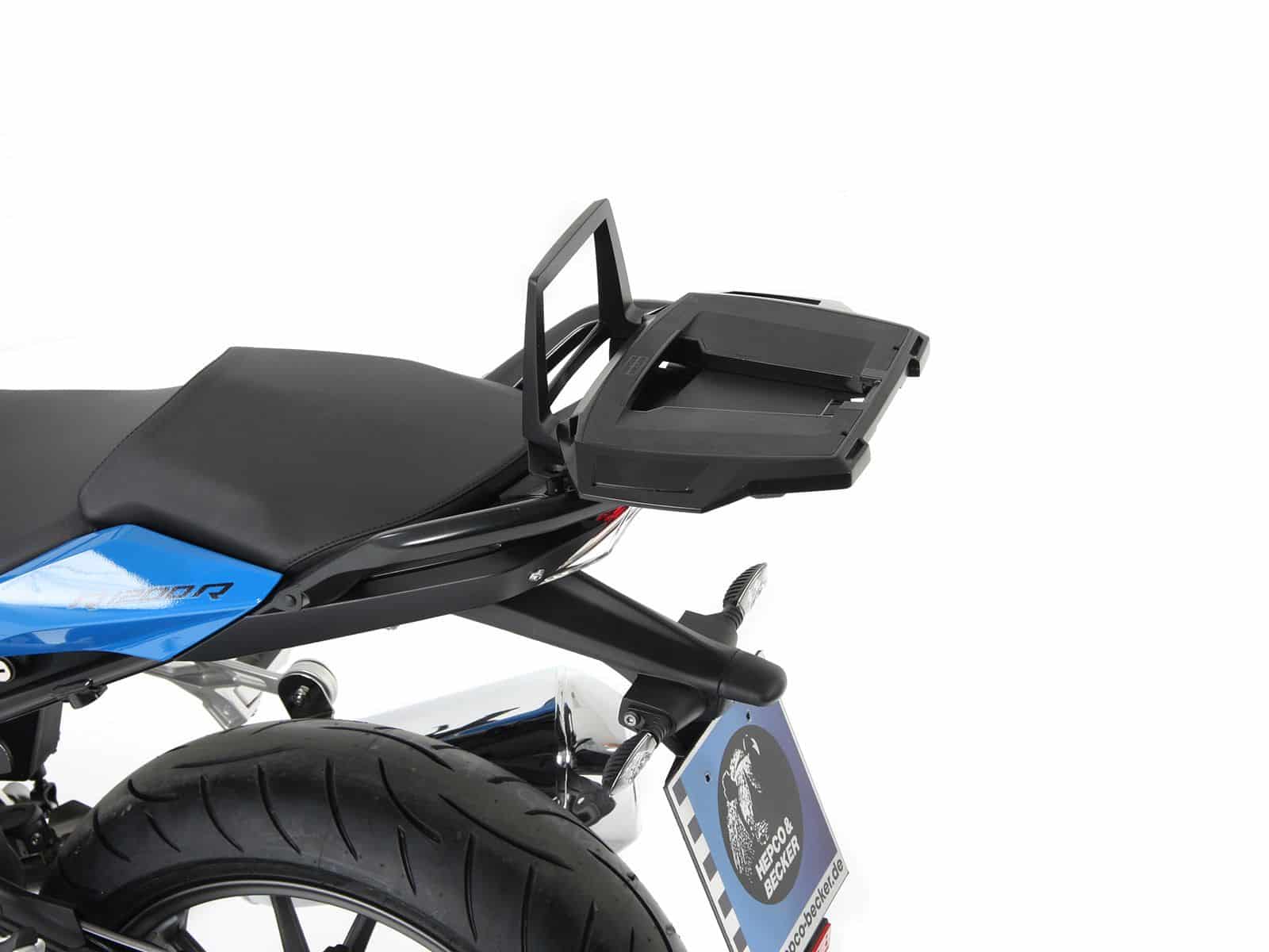 Alurack Topcase-Träger schwarz für Original-Gepäckbrücke für BMW R 1200 R LC (15-18)