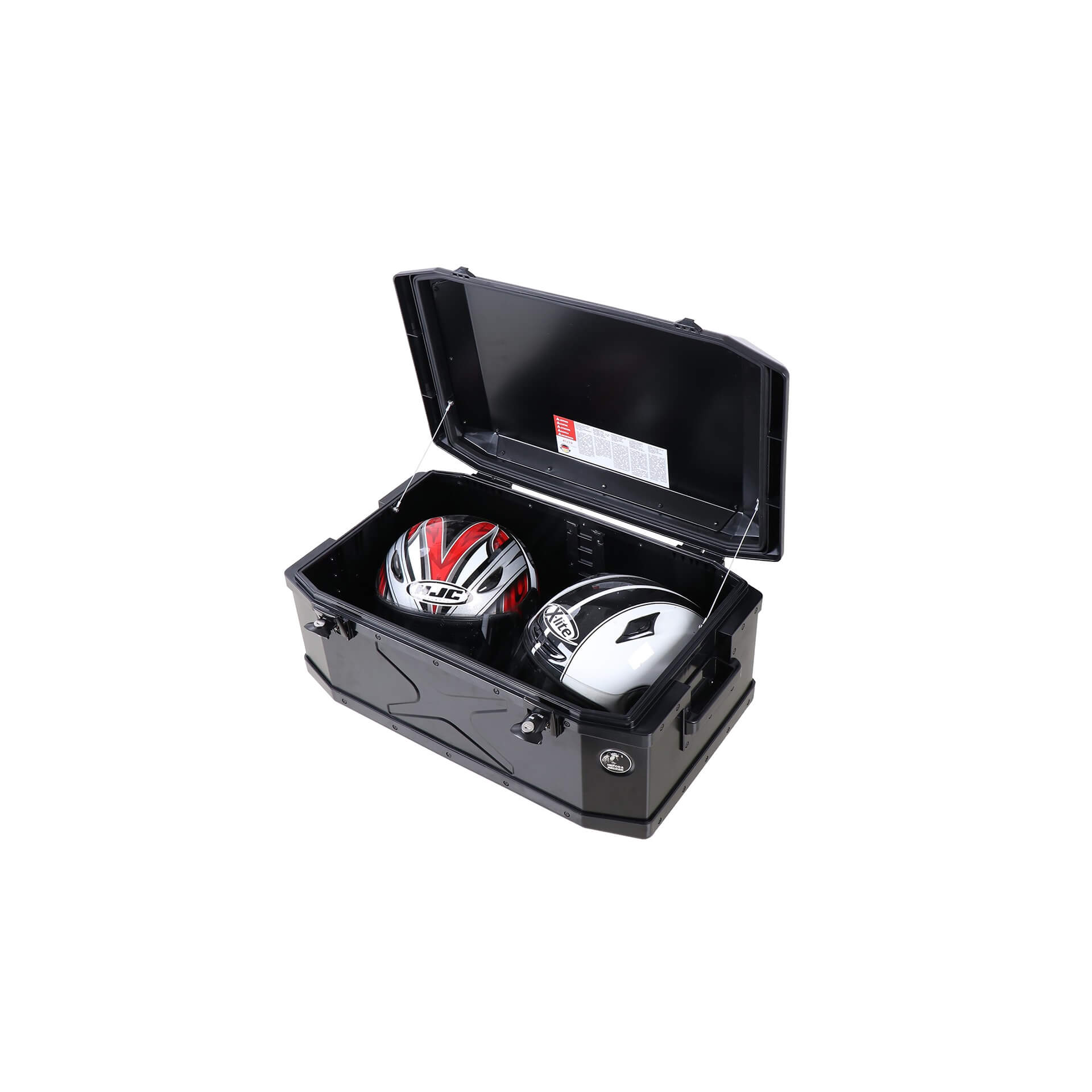 Alu-Topcase Xplorer 60 Liter Aluminium schwarz Hepco & Becker