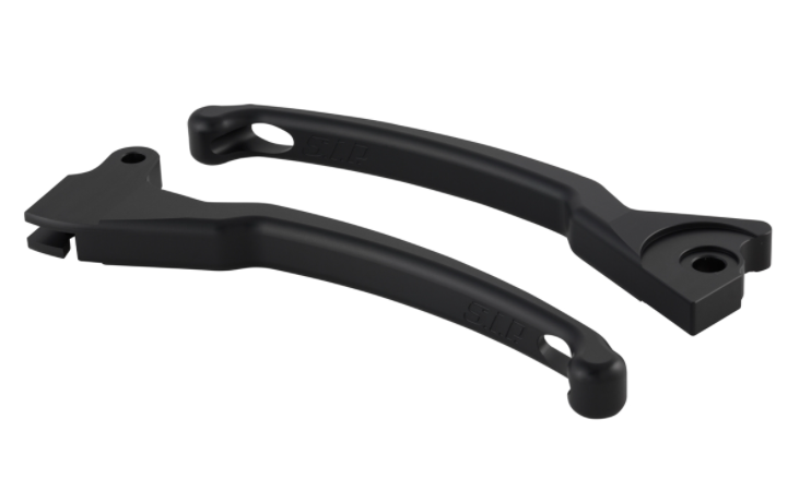 Sporthebel Set Bremse links/rechts für Vespa LX/​LXV/​S/​Primavera/​Sprint 50-150ccm, schwarz matt