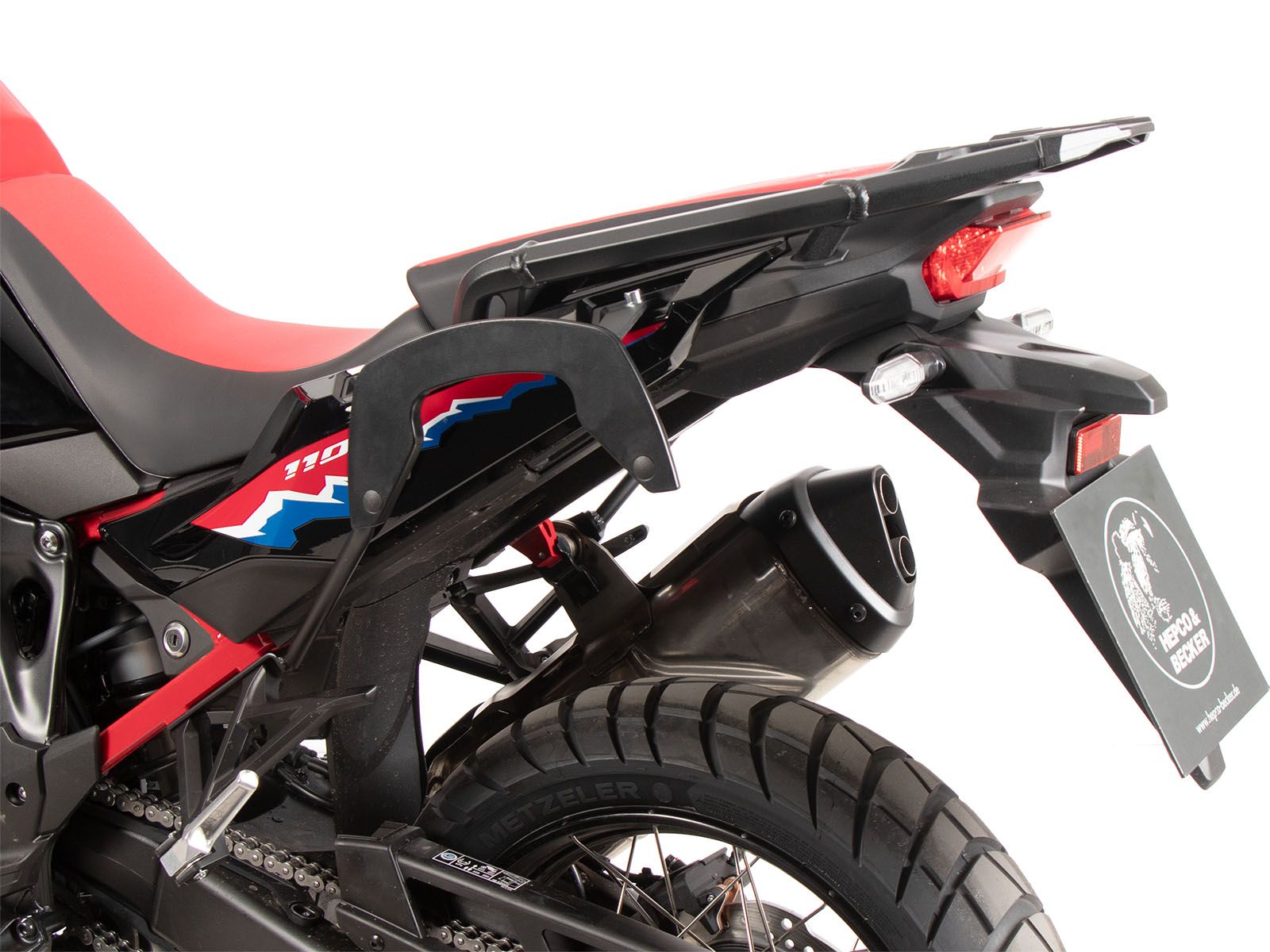 C-Bow Seitenträger schwarz für Honda CRF 1100 Africa Twin Adventure Sports (24-) Hepco & Becker