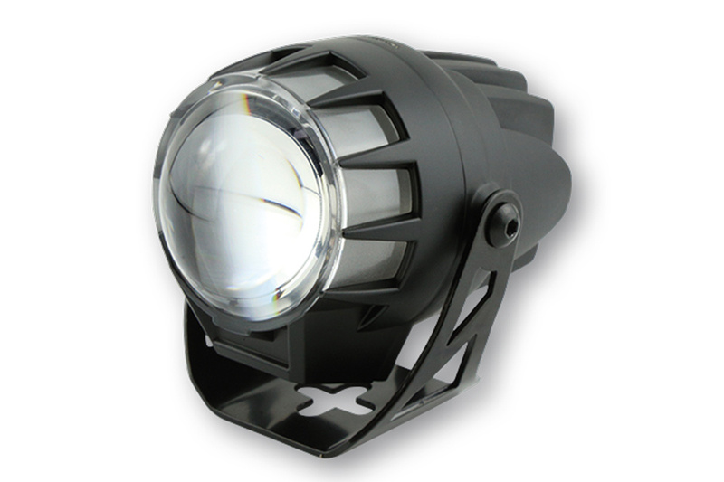 HIGHSIDER pro 45 mm Scheinwerfer Dual-Stream LED Schwarz E-Geprüft (1Stck)