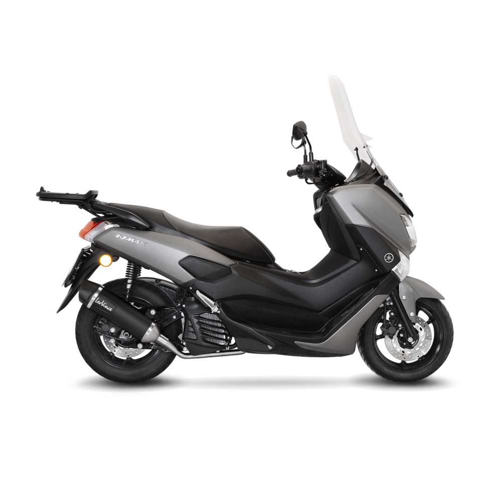 LeoVince Komplettanlage Nero für Yamaha GPD 125 N-Max, Edelstahl schwarz, Euro4, E-Gutachten