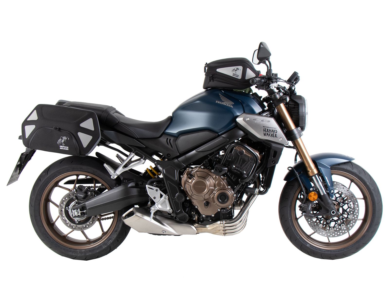 C-Bow Seitenträger schwarz Honda CB 650 R (21-23) Hepco & Becker