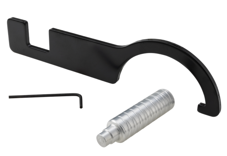 Stoßdämpfer "Black Edition", hinten für Vespa Primavera/​Sprint 50ccm 2T/​4T, schwarz matt