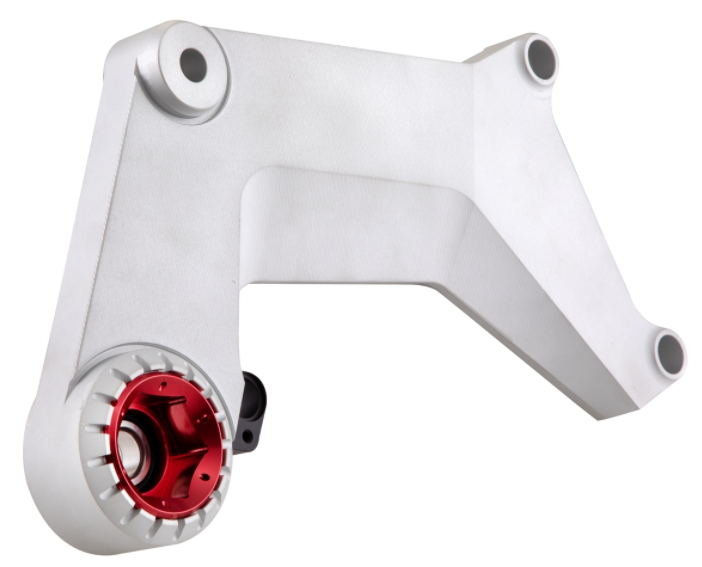Schwingarm für Rennauspuff, hinten für Vespa GTS/​GTS Super/​GTV 125-300ccm mit ABS, silber