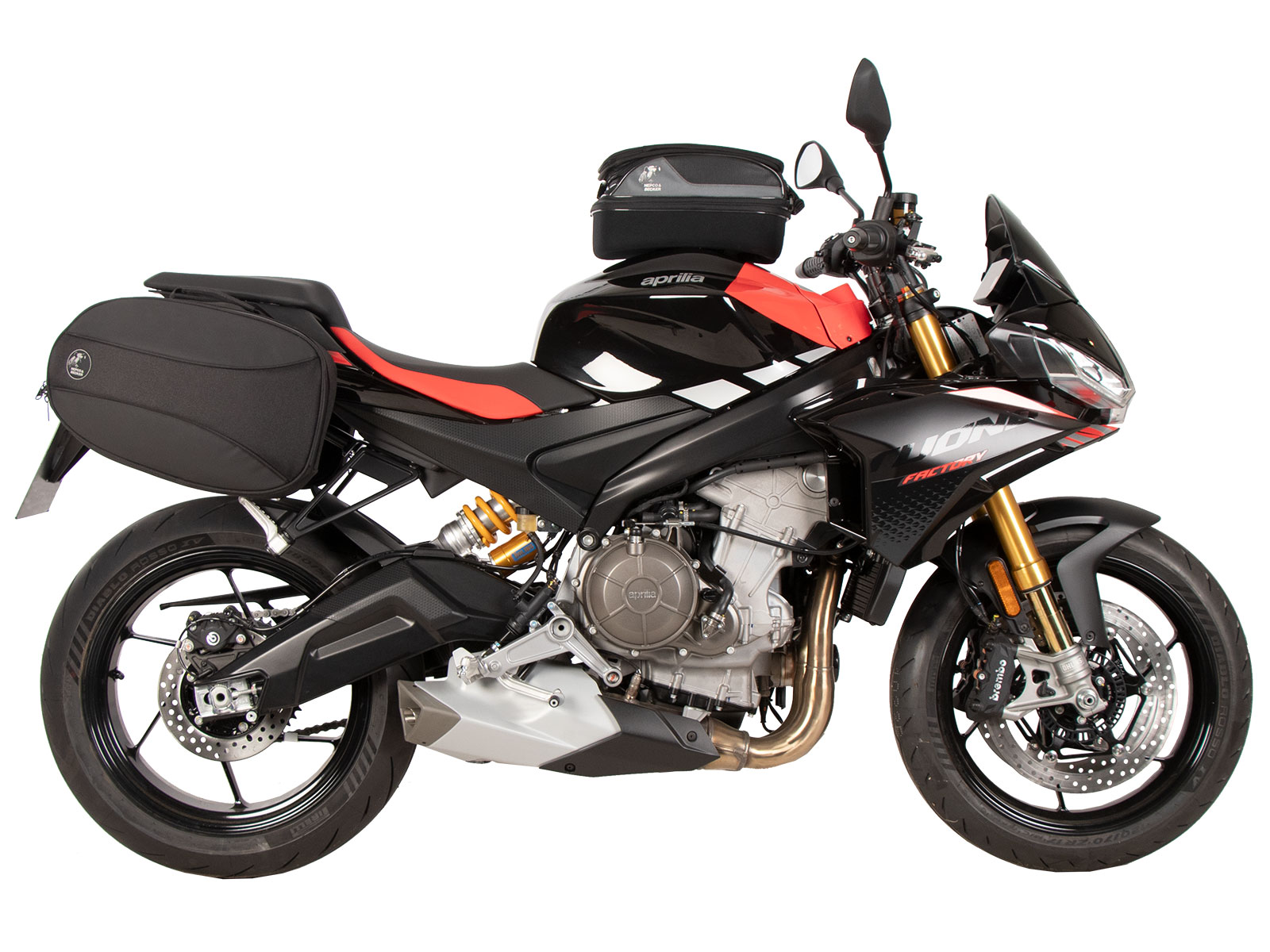 C-Bow Seitenträger schwarz für Aprilia Tuono 660 Factory (22-) Hepco & Becker