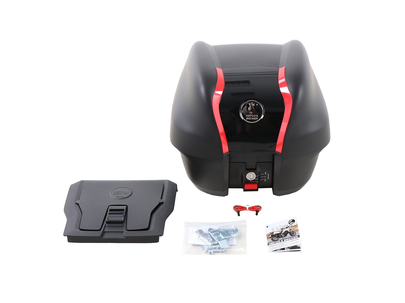 Journey Topcase 30 inkl. Universalpalette für Fremdträger Hepco & Becker