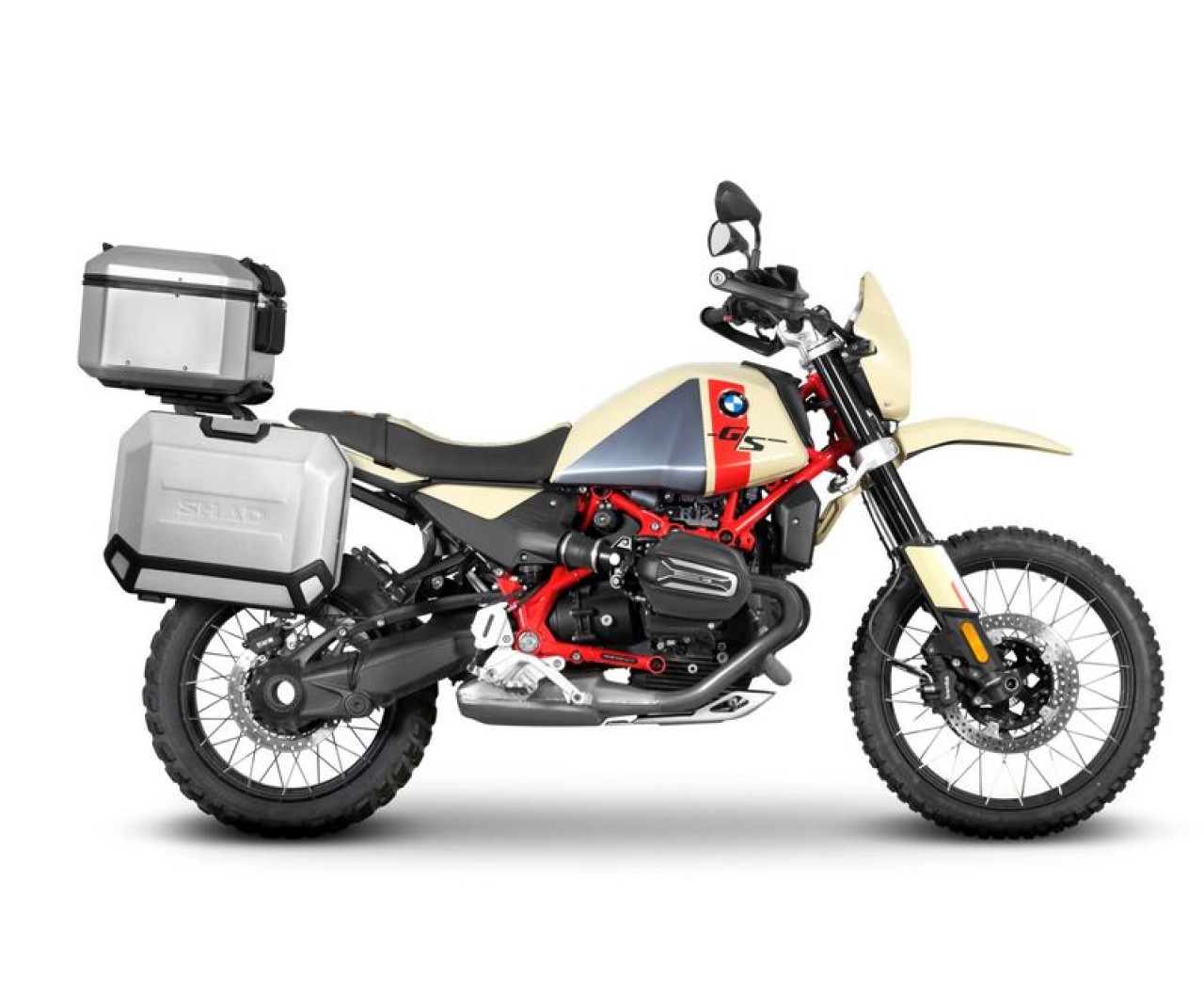 Shad Seitenkofferträger 4P System schwarz lackiert für BMW R 12 G/S (25-)