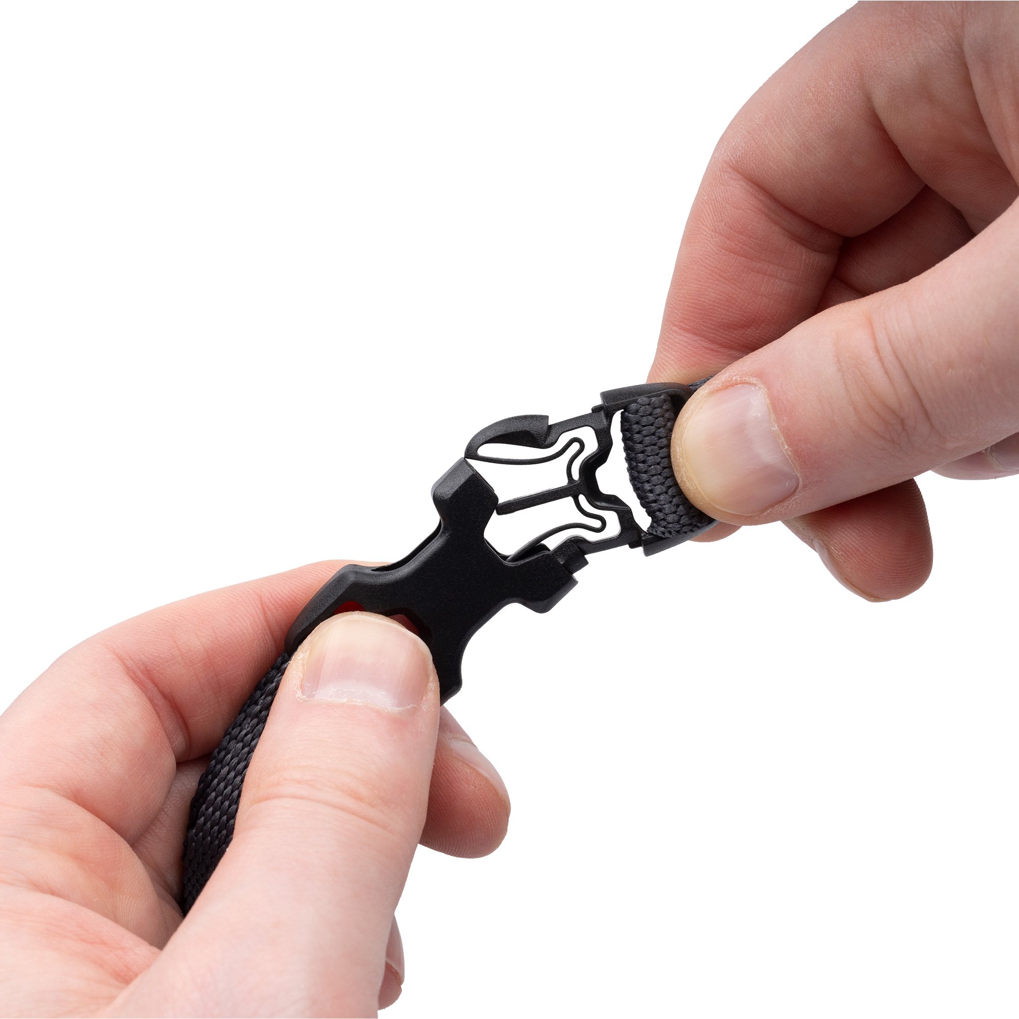 Atlas B-Clip, Spanngurtset 17mm x 2m, grau