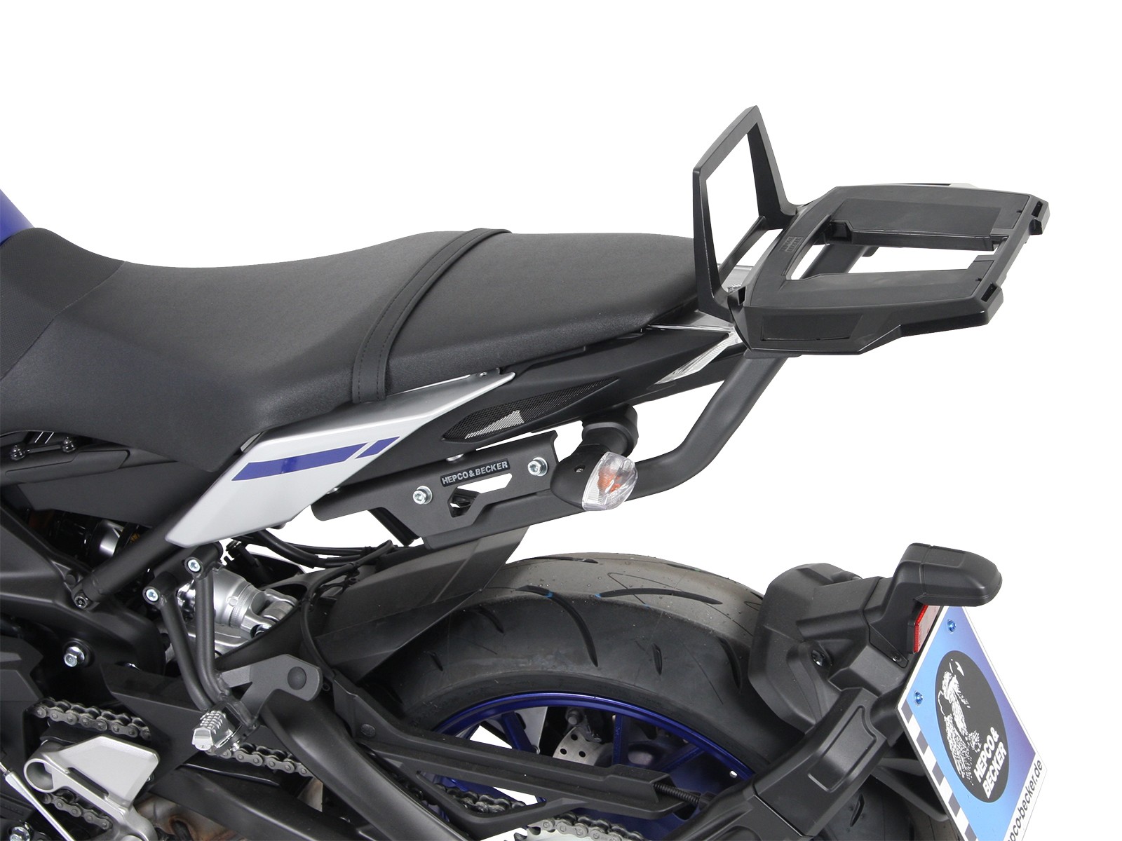 Alurack Topcase-Träger anthrazit für Yamaha MT-09 (Bj.17-) Hepco & Becker