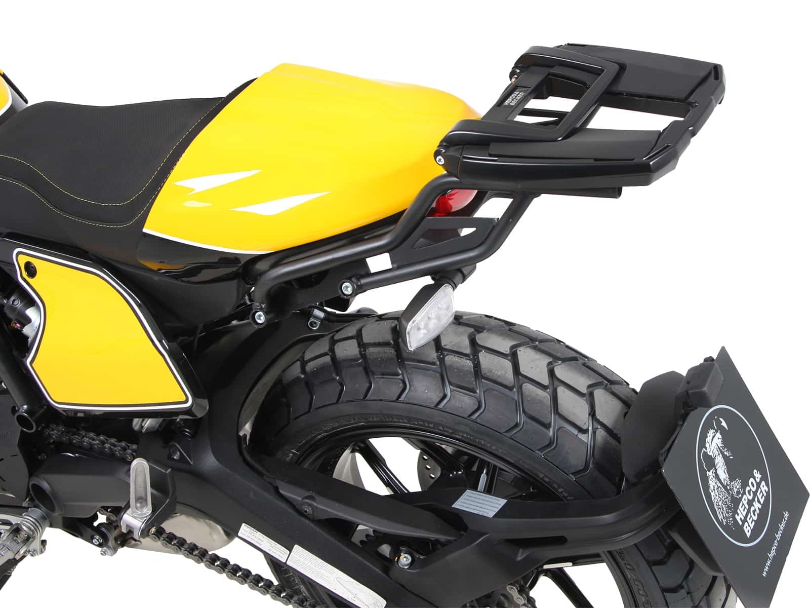 Easyrack Topcaseträger schwarz für Ducati Scrambler 800 (19-22) Hepco & Becker