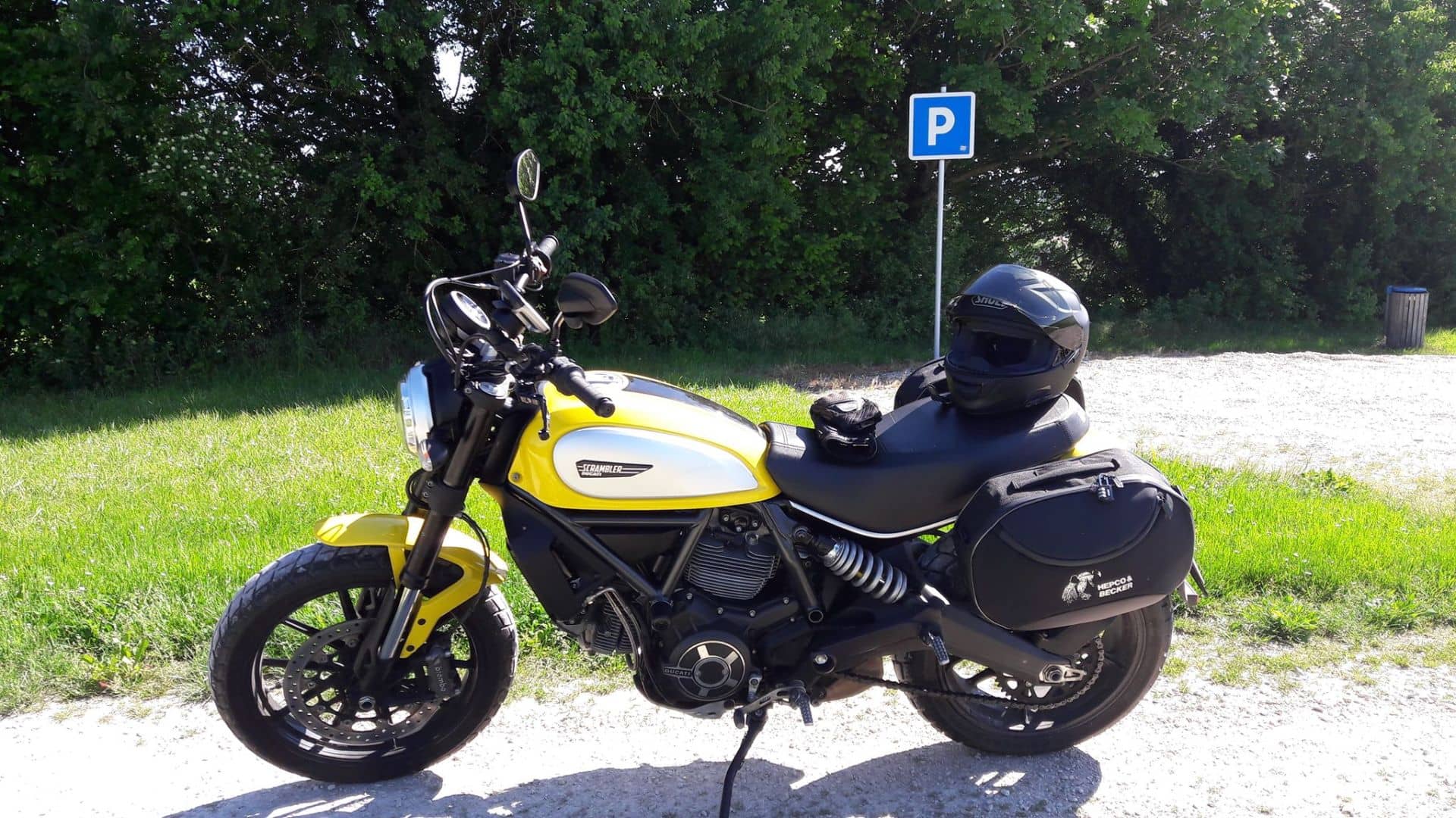 C-Bow Seitenträger schwarz für Ducati Scrambler 400 Sixty2 (16-20) Hepco & Becker