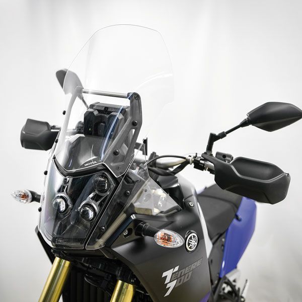 Hohes Windschild klar für Yamaha Ténéré 700 (19-24)