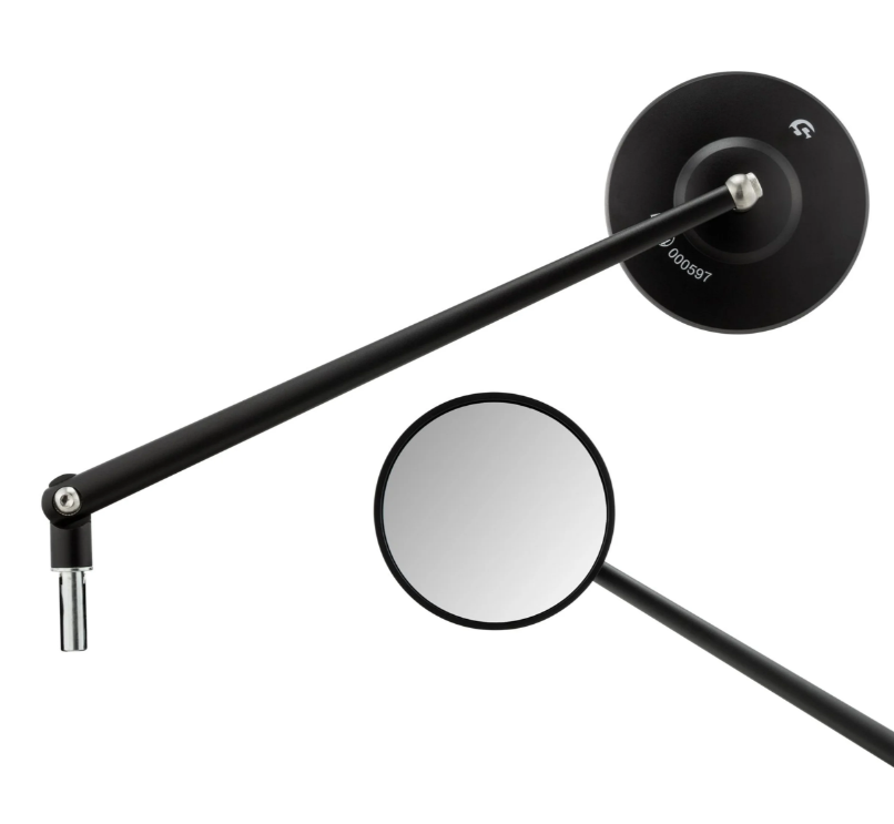 Standard Spiegel links oder rechts für Vespa ​PX 125-200ccm, schwarz matt