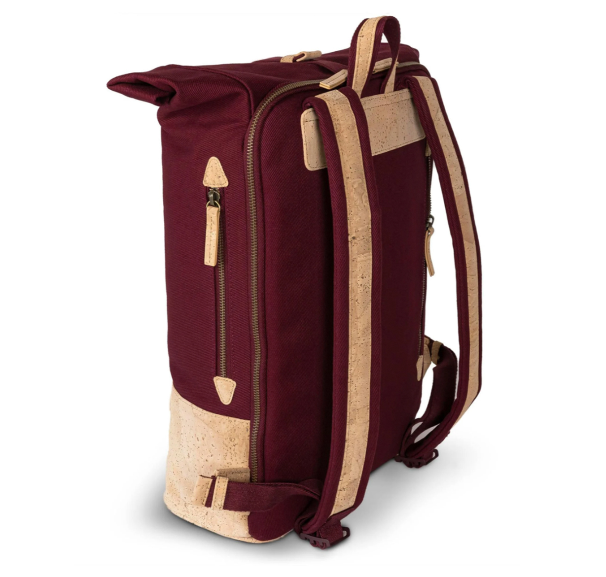 Rucksack Sperling VESPA-Rider Night "SIP Edition" - weinrot/Kork