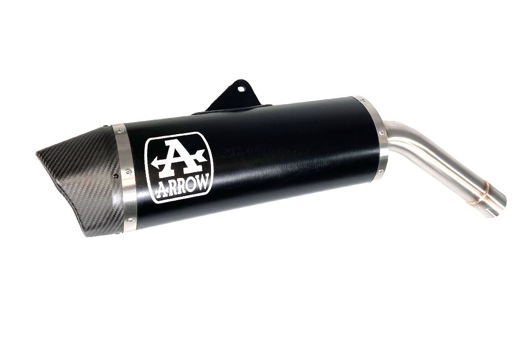 ARROW Auspuff MAXI RACE TECH für BMW F850GS 2018-, Aluminium, schwarz