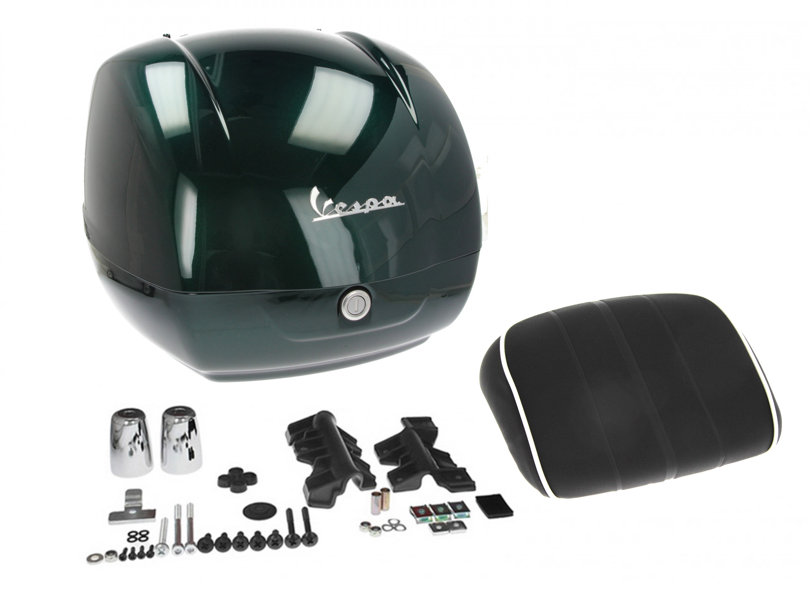 Topcase für Vespa GTS Racing Sixties - grün, metallized green 349/A, 37 l