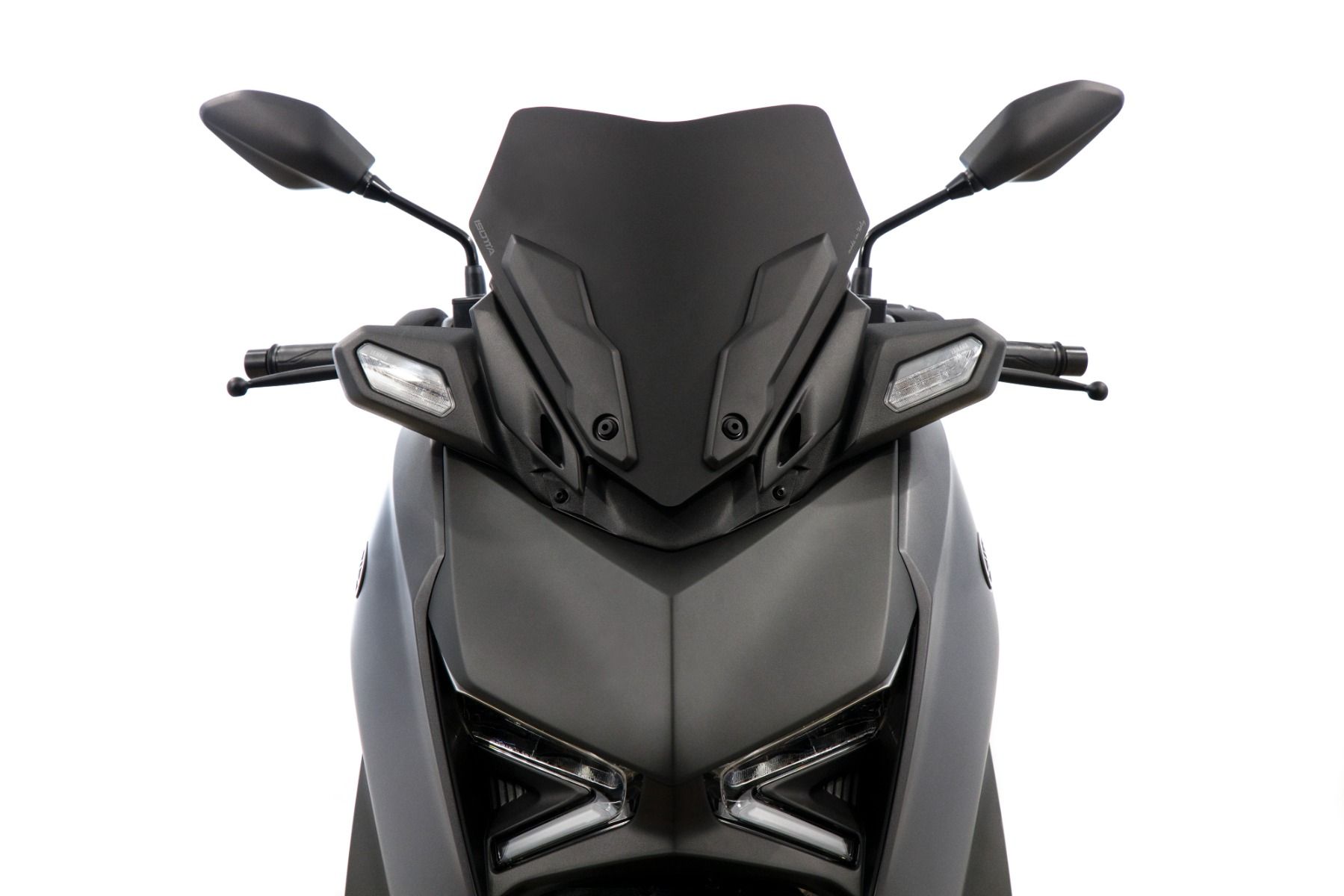 Kleines Windschild matt schwarz für Yamaha X-MAX (21-)