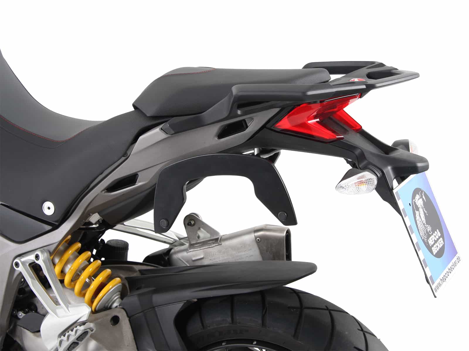 C-Bow Seitenträger schwarz für Ducati Multistrada 1200 Enduro (16-18) Hepco & Becker