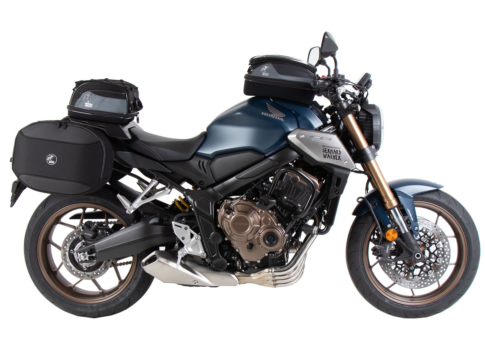 C-Bow Seitenträger schwarz Honda CB 650 R (21-23) Hepco & Becker