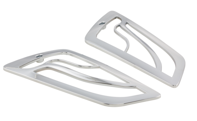 Blinkergitter rechts und links, vorne für Vespa GTS/​GTS Super/​GTV/​GT 60/​GT/​GT L, chrom