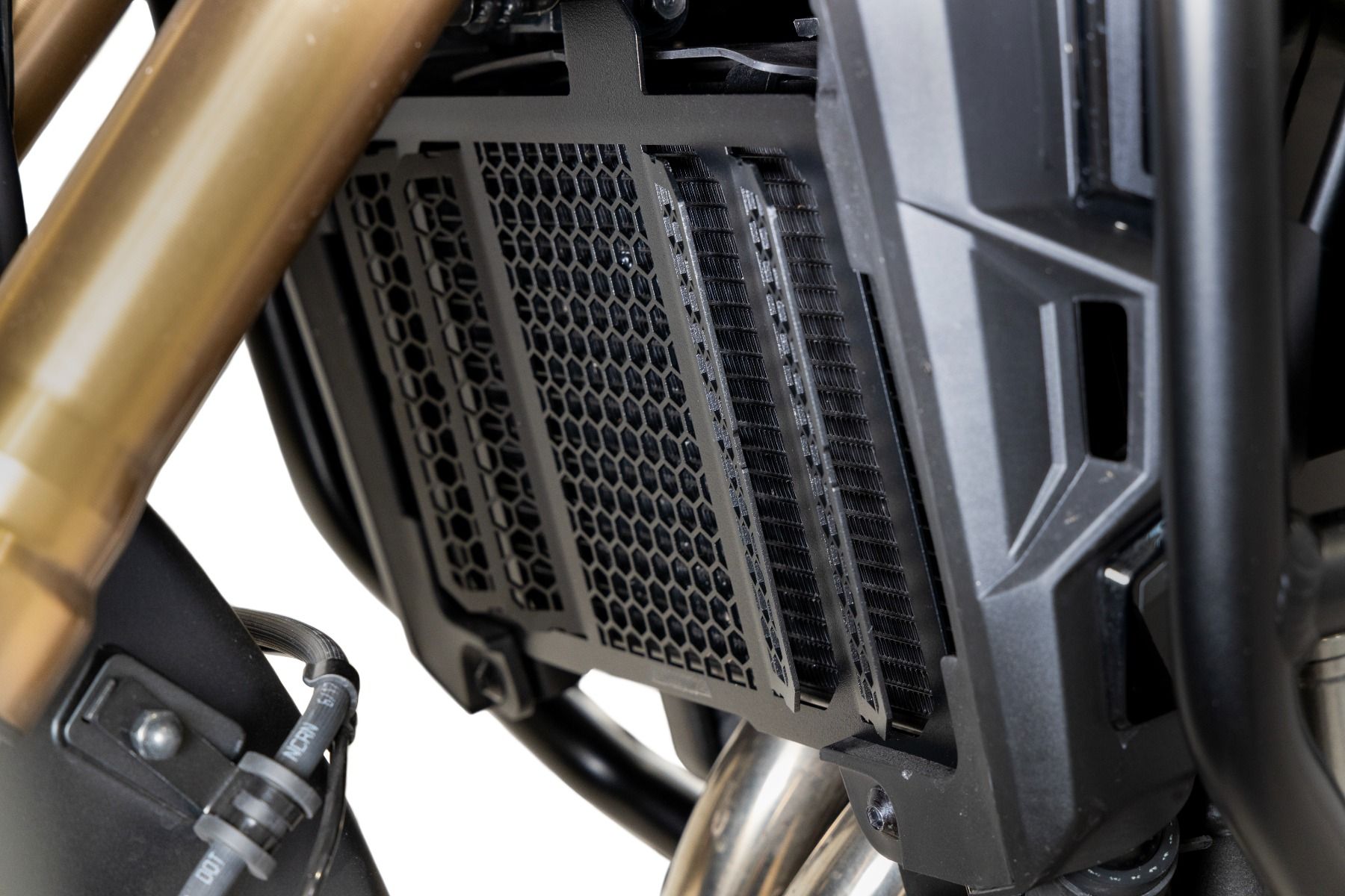 Kühlerschutz für Honda CB 500 X (19-23) / NX 500 (24-) Alu schwarz