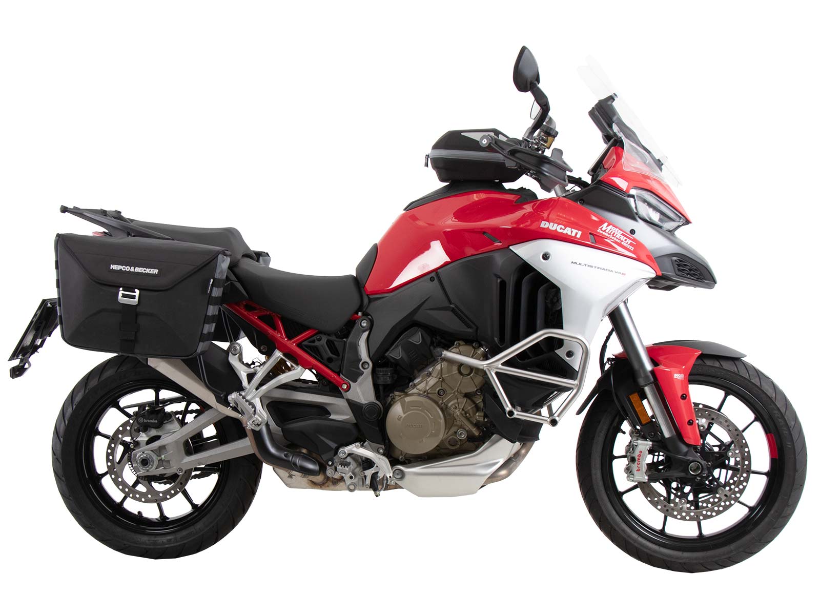 C-Bow Seitenträger schwarz für Ducati Multistrada V4 /S /Pikes Peak /Rally /RS (25-) Original