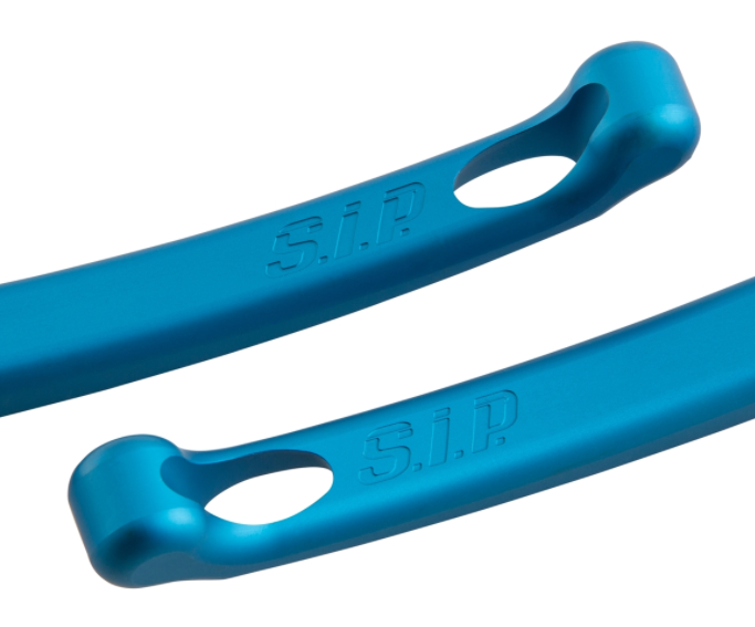 Sporthebel Set Bremse links/rechts für Vespa LX/​LXV/​S/​Primavera/​Sprint 50-150ccm, blau matt