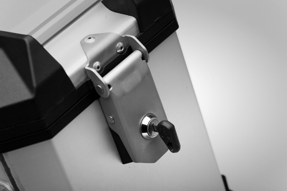 SW-Motech TRAX ADV L Alukoffer 45L silbern, rechts für Honda XL 750 Transalp (23-)