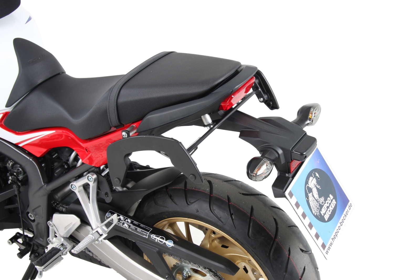 C-Bow Seitenträger schwarz für Honda CBR 650 F (14-18) Hepco & Becker