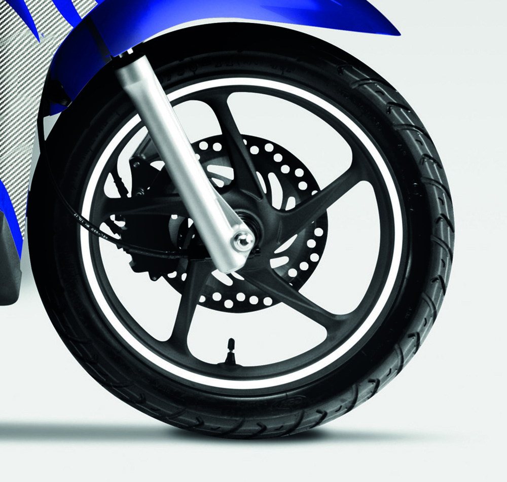 Original Honda PCX/ Vision50/ Vision110 Felgendekor Aufklebersatz weiß