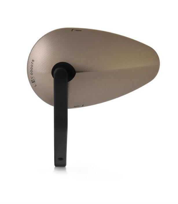 Lenkerendenspiegel RIZOMA "Reverse Radial" links oder rechts für Vespa, bronze eloxiert