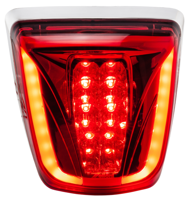 Rücklicht LED rot für Vespa Primavera/​Sprint 50-150ccm, Rand - chrom
