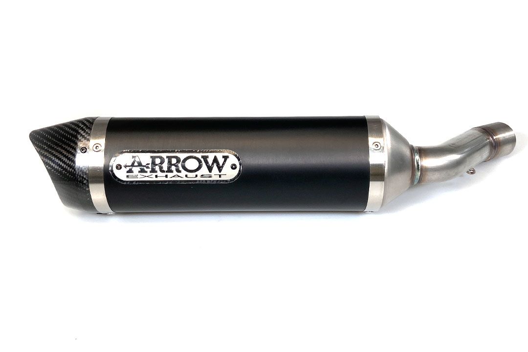 ARROW Auspuff DARK THUNDER Aluminium schwarz für Honda CB600F 2007-2013